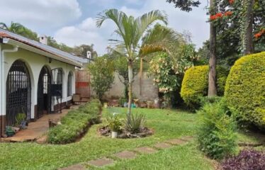 Luxury 4 Bedroom Bungalow with DSQ for Rent in Loresho,Nairobi. | Private garden.