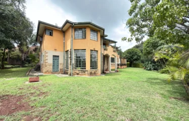 5-Bedroom House on ¾ Acre + DSQ for Rent in Miotoni, Karen, Nairobi.
