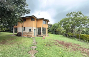 5-Bedroom House on ¾ Acre + DSQ for Rent in Miotoni, Karen, Nairobi.